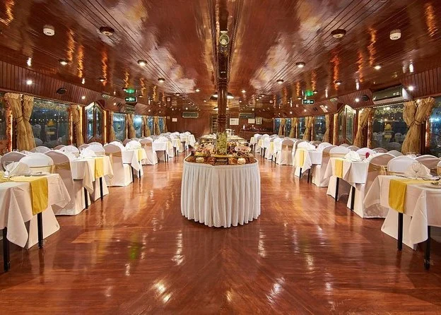 Enjoy the dhow cruise party marina lower deck arrangement